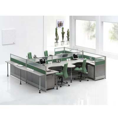 系统家具—辅助功能区办公桌组