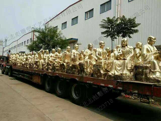 铜佛像制作_河北志彪雕塑公司供应各种铜佛像