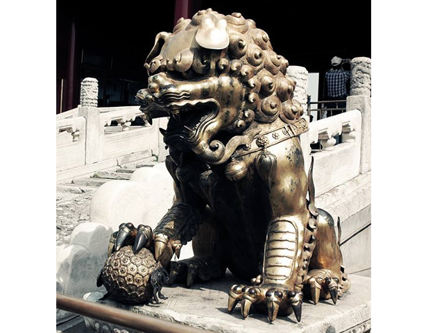 铜狮子——河北志彪雕塑公司