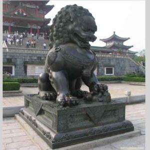 故宫狮_志彪雕塑订做铜狮子