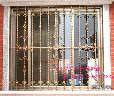 郑州铁艺防护窗YD-022