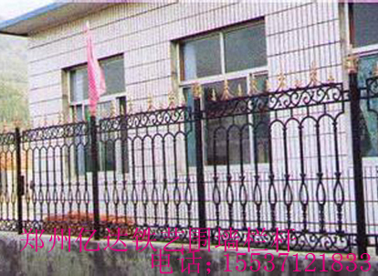 郑州铸造铁艺围墙栏杆YD-08