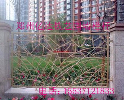 郑州铁艺围墙栏杆YD-022
