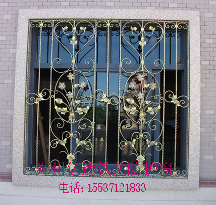 郑州铁艺防护窗YD-08