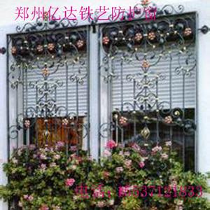 郑州铁艺防护窗YD-038