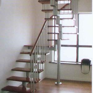 豪华型钢木组合楼梯MM005