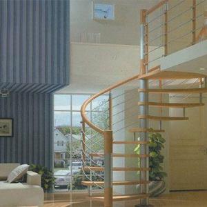 豪华型钢木组合楼梯MM010
