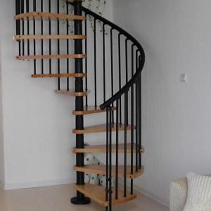 豪华型钢木组合楼梯MM015