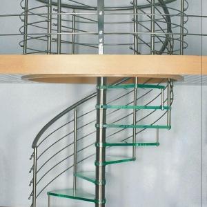 豪华型钢木组合楼梯MM021