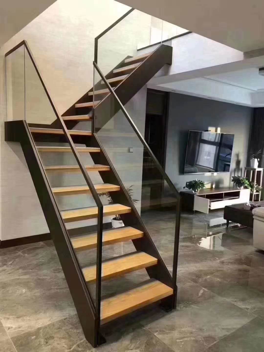 钢木玻璃整梯
