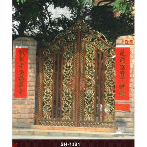 铁艺大门iron gate型号model：SH-1381