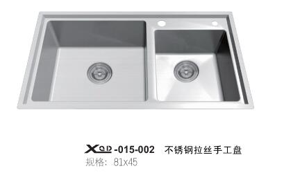 XQD-015-002不锈钢拉丝手工盘
