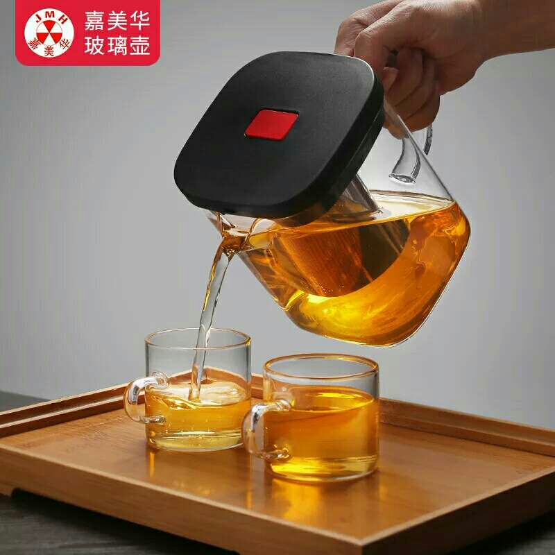 嘉美华方形可直火花茶壶